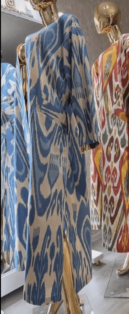 Cotton Ikat Caftan 006