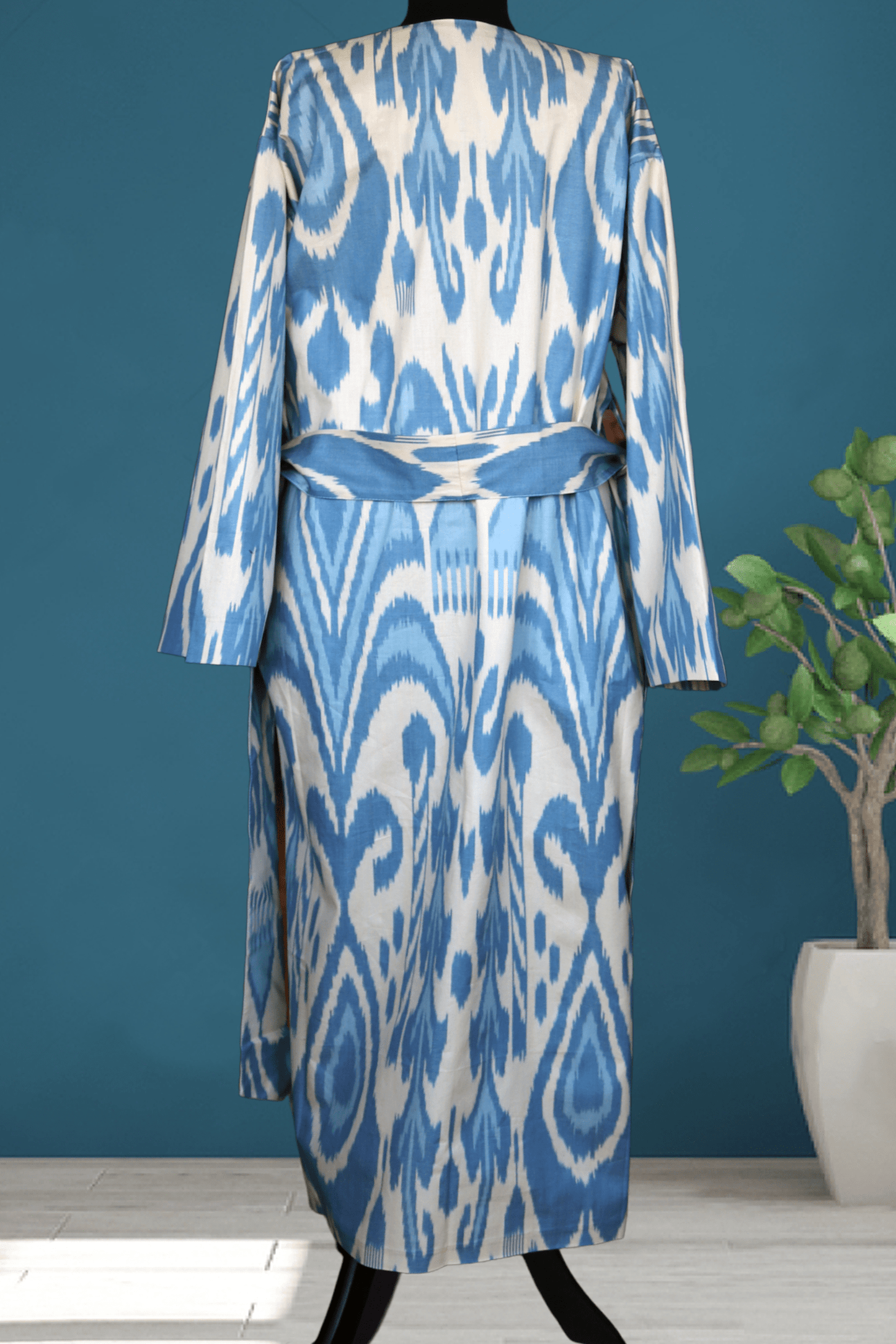 Cotton Ikat Caftan 006