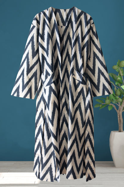 Caftán Ikat de algodón 008