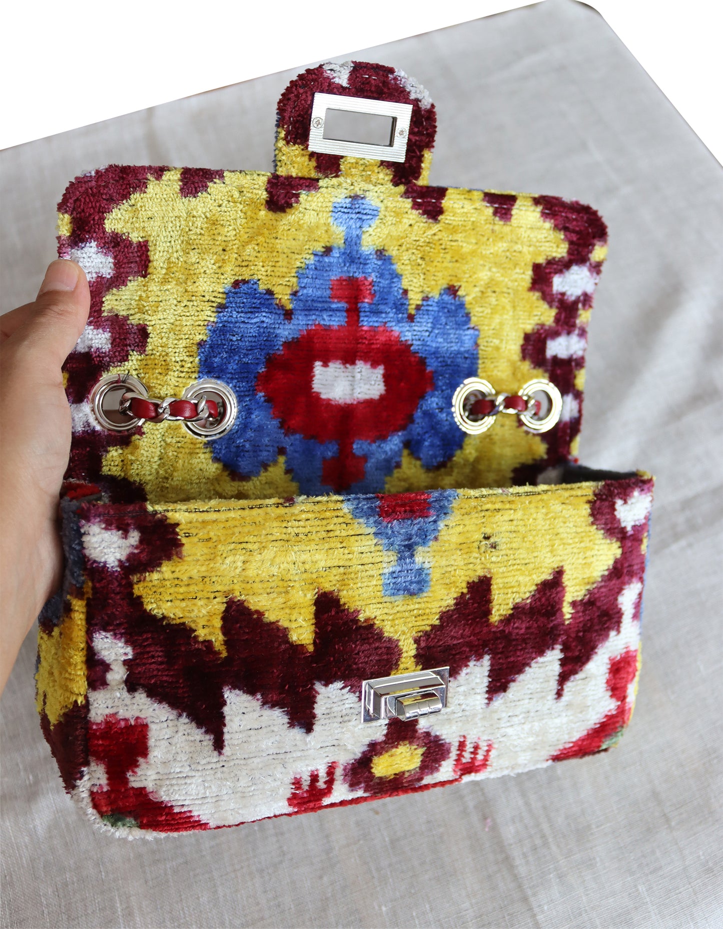 Silk Velvet Mini Coco Bag-057