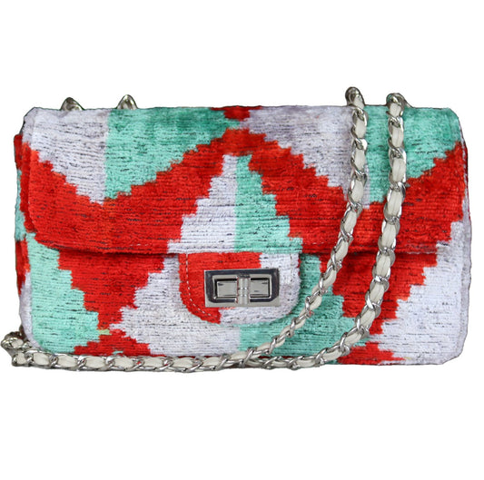 Bolsa de terciopelo de seda Coco-062