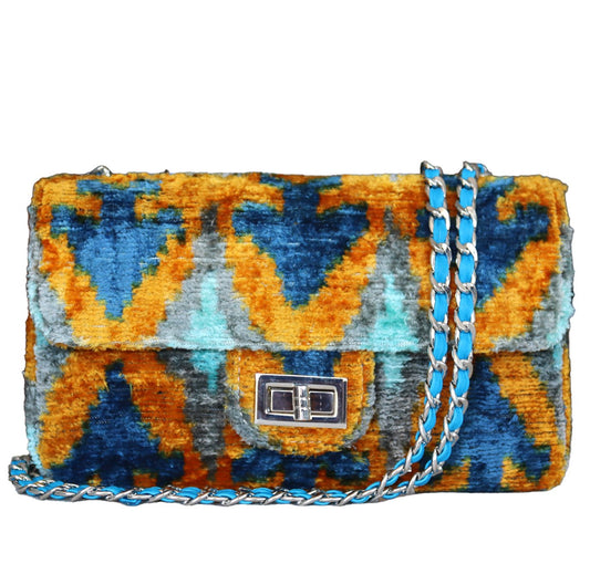 Bolsa de terciopelo de seda Coco-064