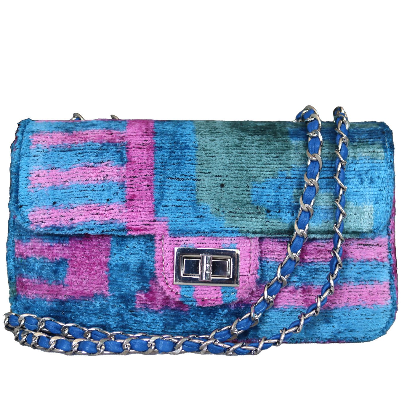 Bolsa de terciopelo de seda Coco-065