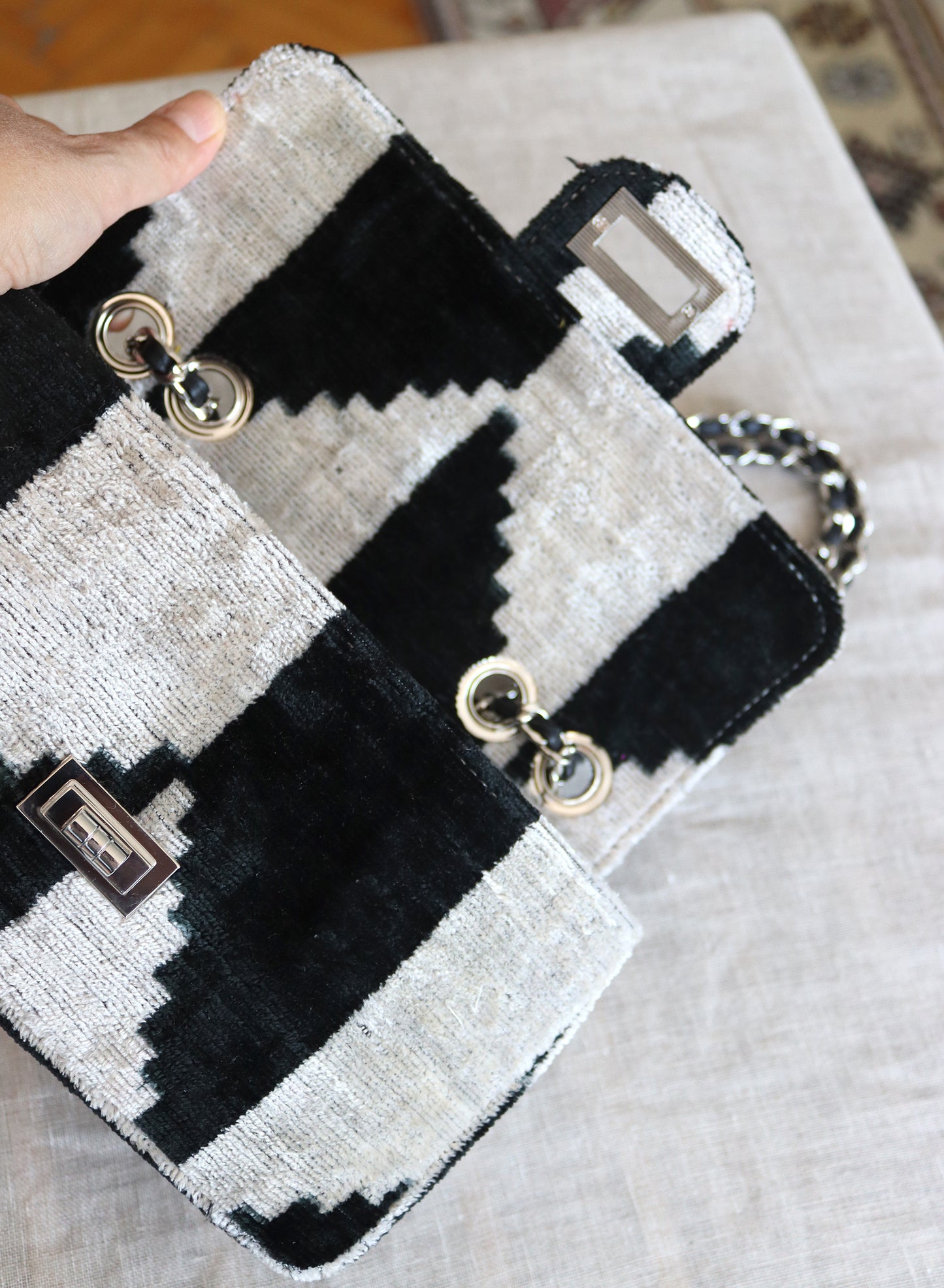 Silk Velvet Mini Coco Bag-069