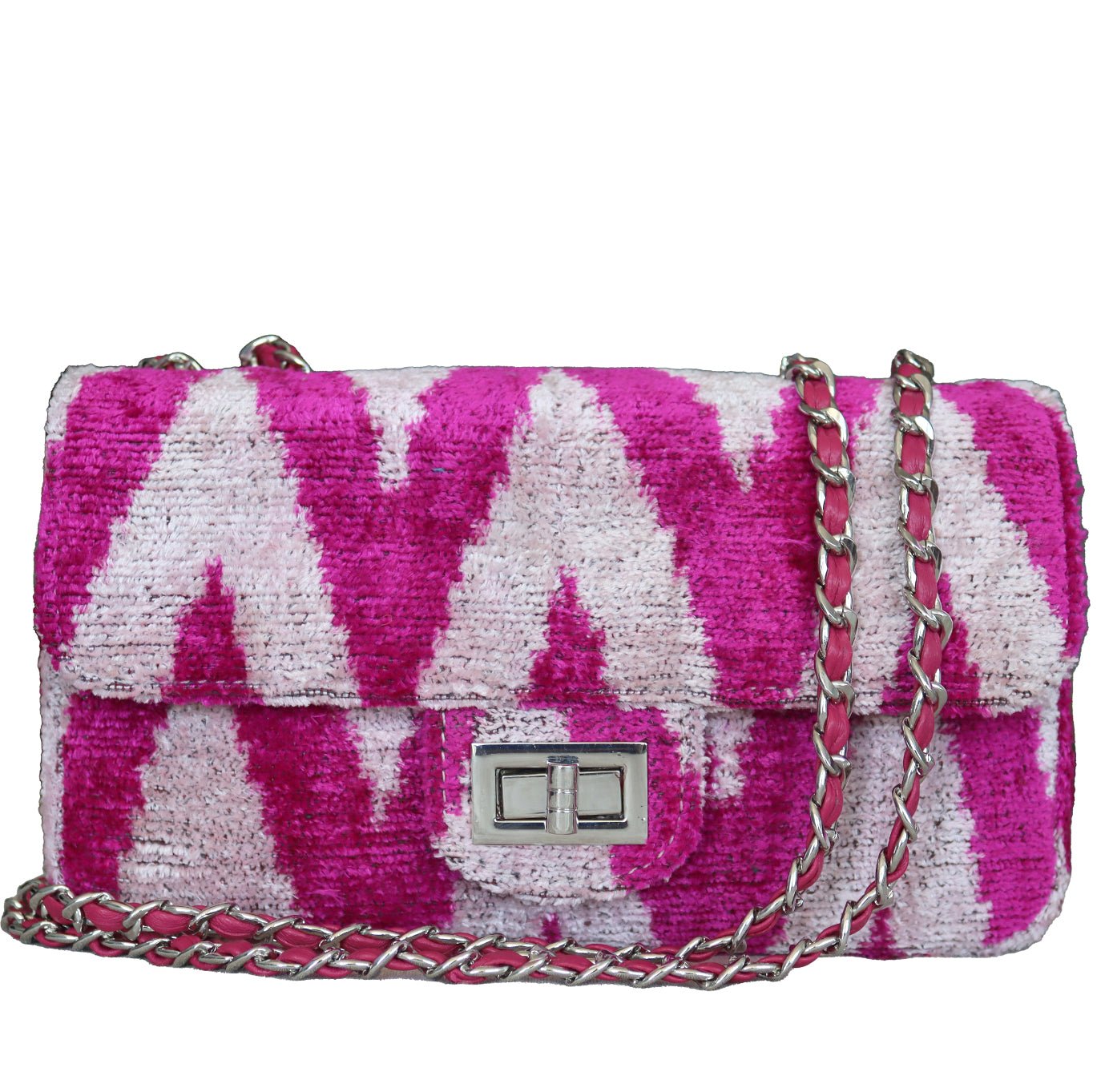 Bolsa de terciopelo de seda Coco-070