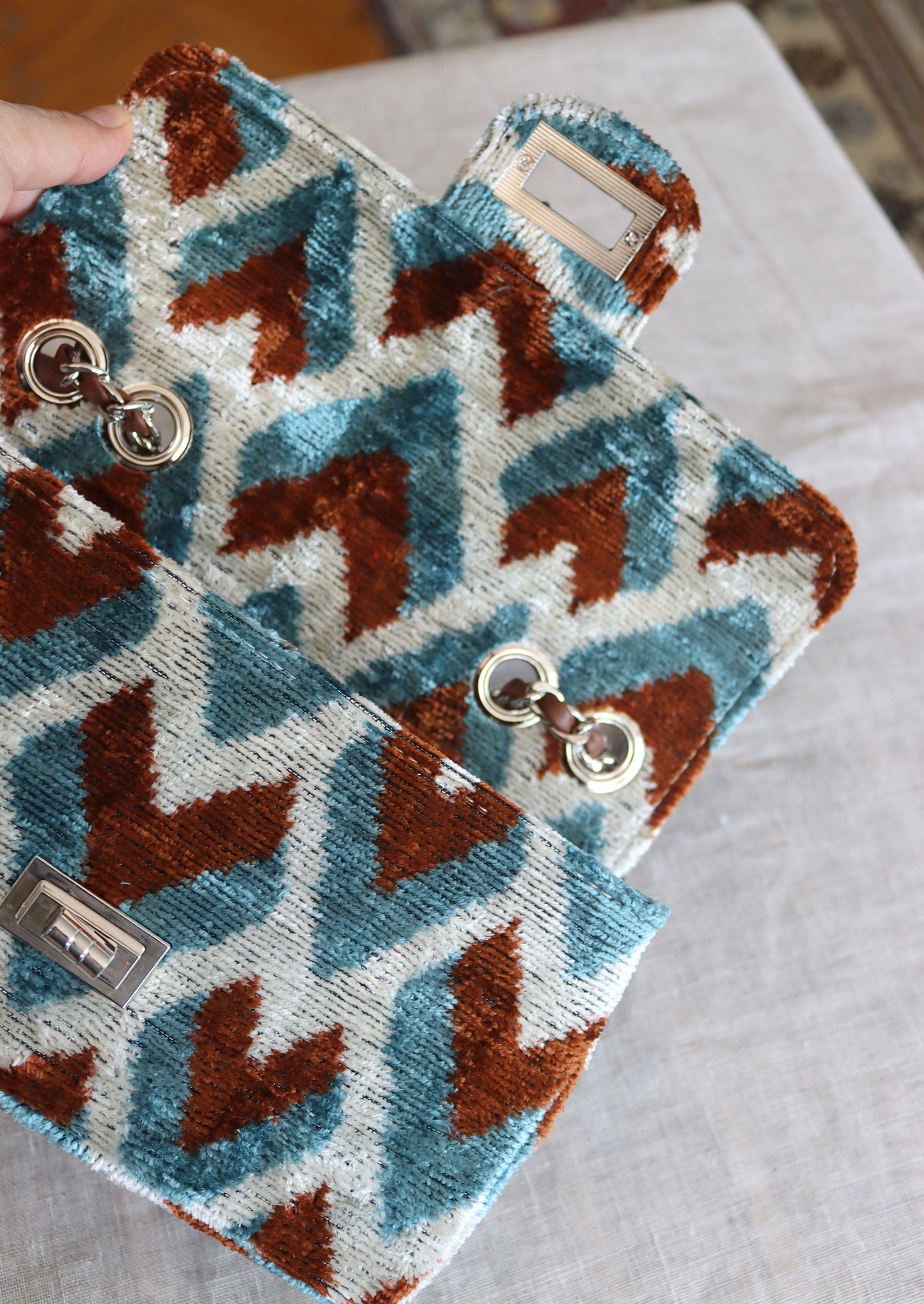 Silk Velvet Mini Coco Bag-071