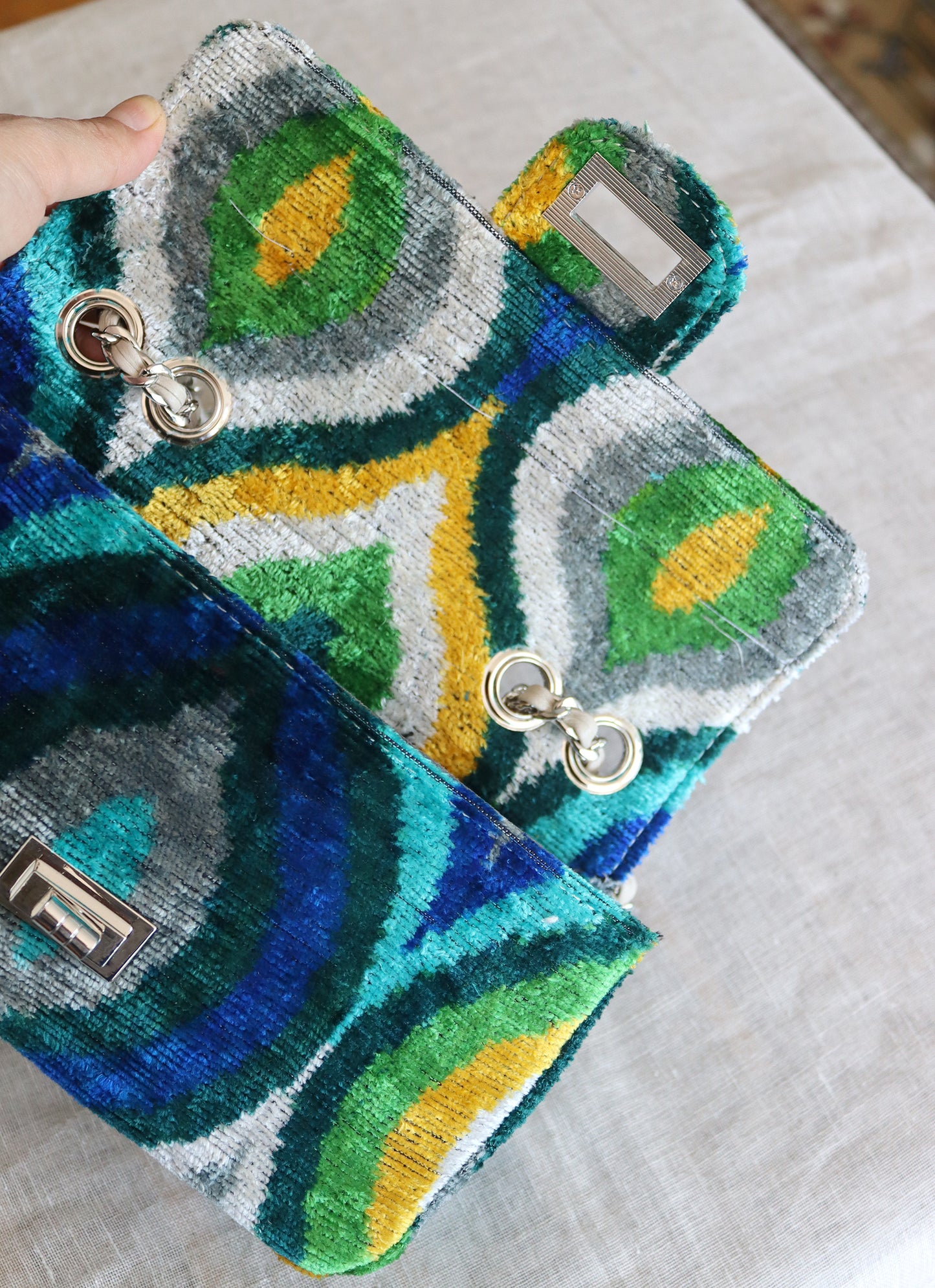 Silk Velvet Mini Coco Bag-072