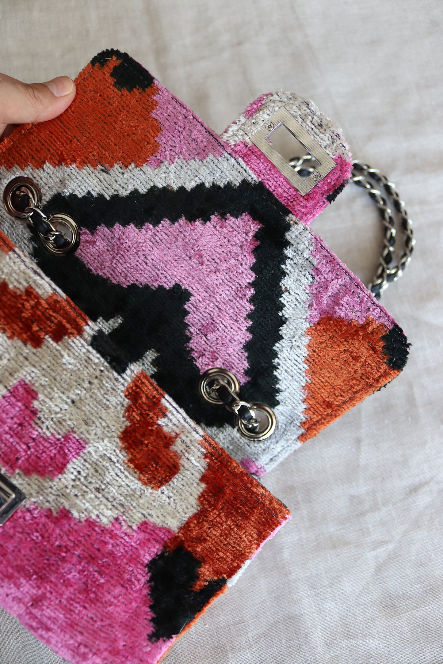 Silk Velvet Mini Coco Bag-094