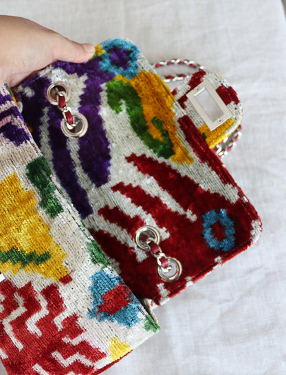 Bolsa de terciopelo de seda Coco-099