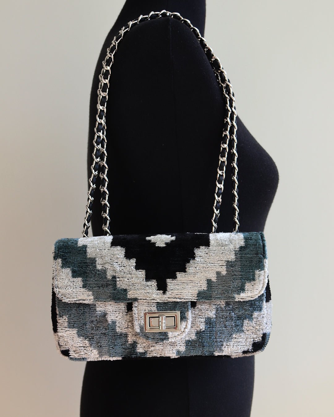 Silk Velvet Mini Coco Bag-074