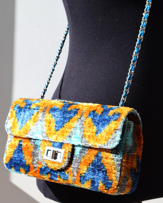 Bolsa de terciopelo de seda Coco-064