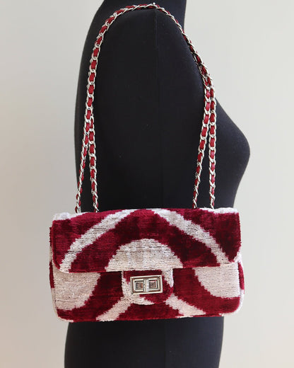 Bolso Coco de terciopelo de seda-076