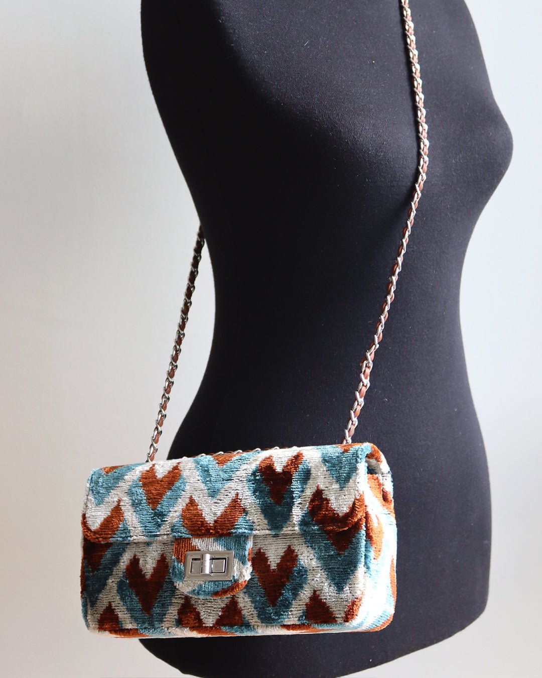 Silk Velvet Mini Coco Bag-071