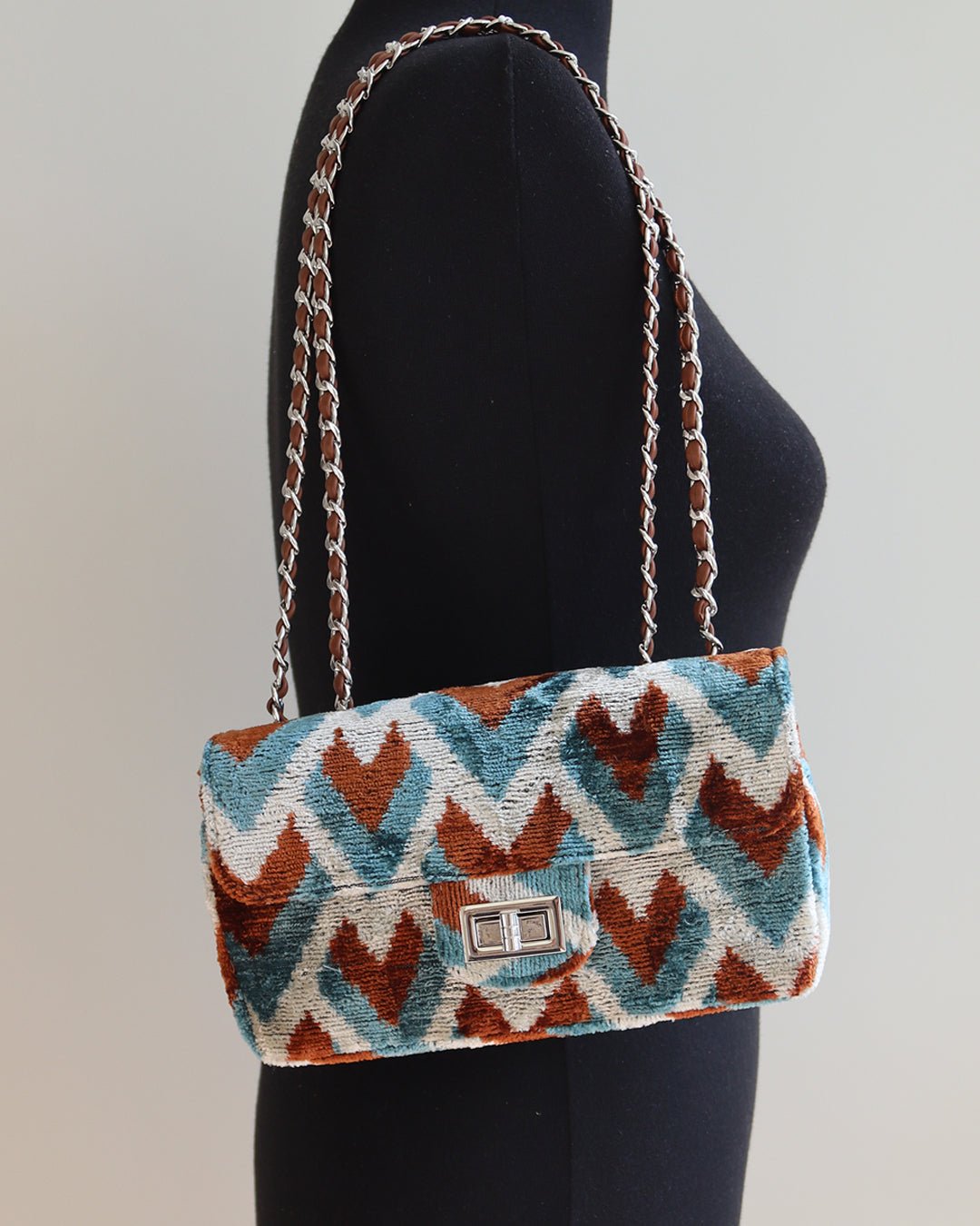 Silk Velvet Mini Coco Bag-071