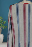 handwoven organic linen ikat caftan 005