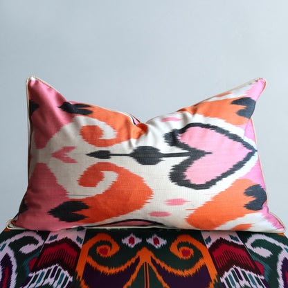 cushion cover silk velvet ikat / silk ikat 40x60cm vs028