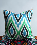 cushion cover silk velvet ikat / silk ikat 40x40cm vs055