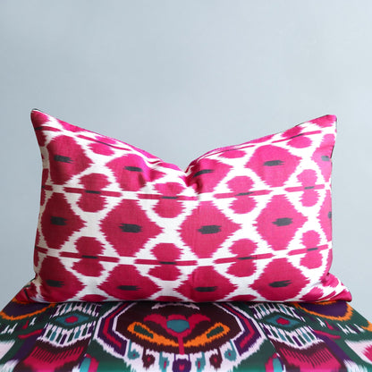 cushion cover silk velvet ikat / silk ikat 40x60cm vs006