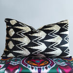 cushion cover silk velvet ikat / silk ikat 40x60cm vs003