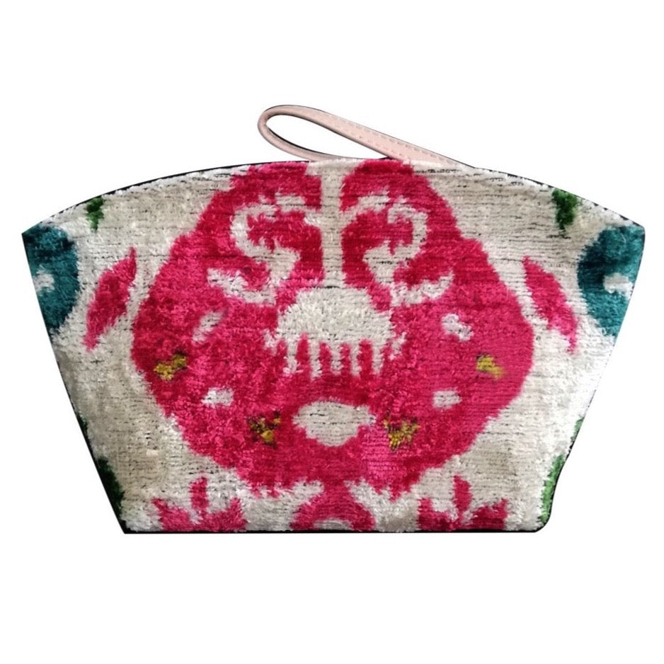 silk velvet ikat gondola bag 04