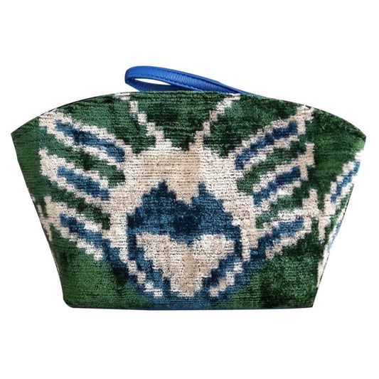 silk velvet ikat gondola bag 08