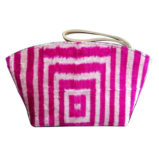 silk velvet ikat gondola bag 10