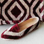 silk velvet ikat shoes 026