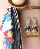 silk ikat slippers 014