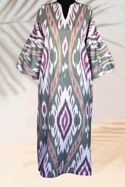 Cotton Ikat Dress 001