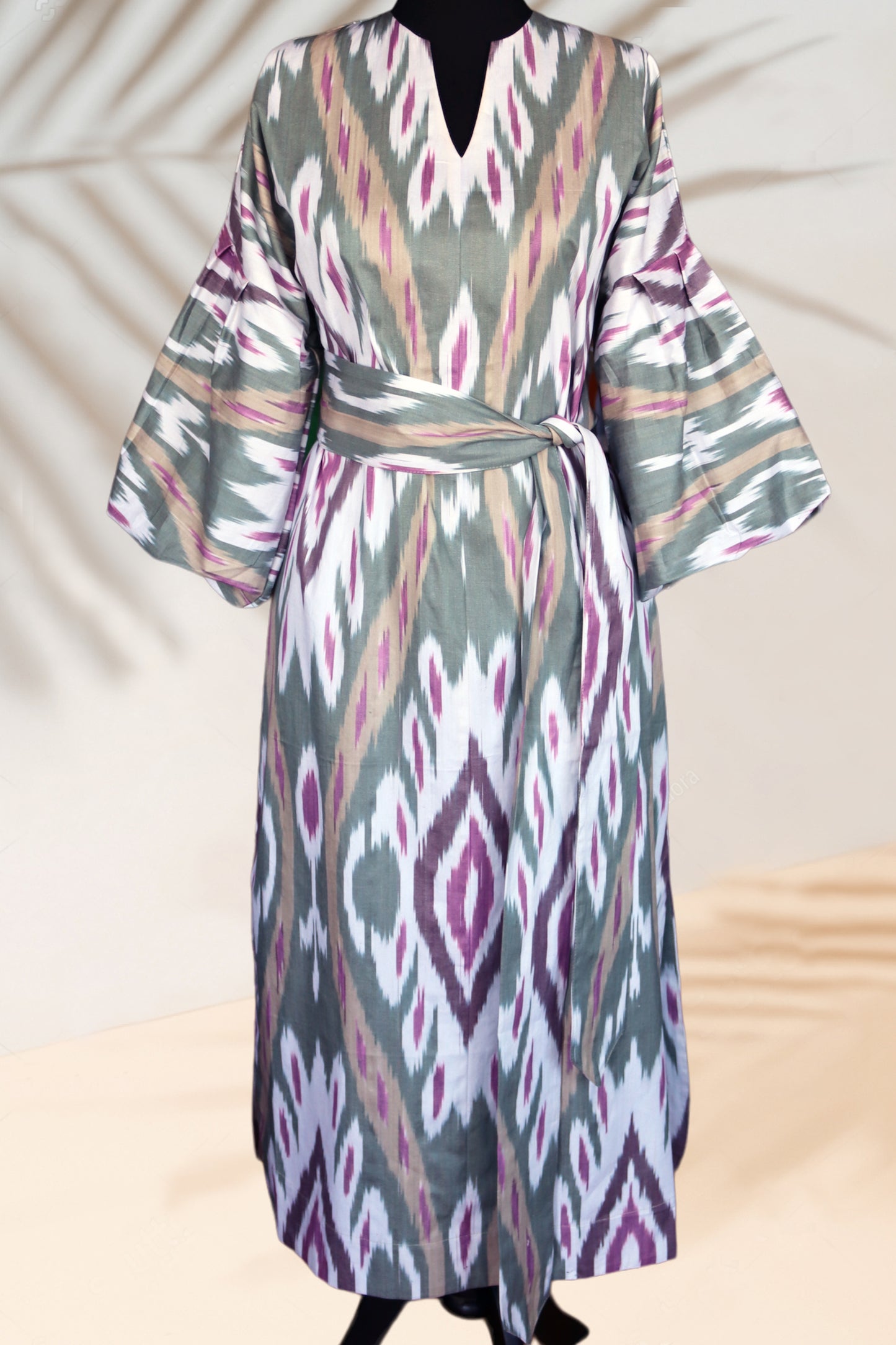 Cotton Ikat Dress 001