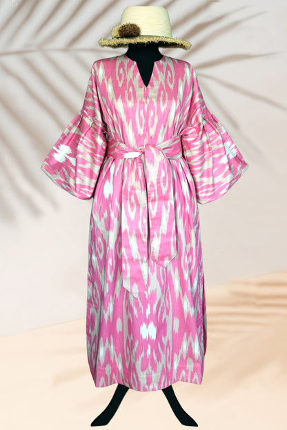 Cotton Ikat Dress 002