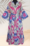 Cotton Ikat Dress 005