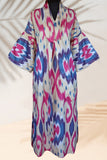 Cotton Ikat Dress 005