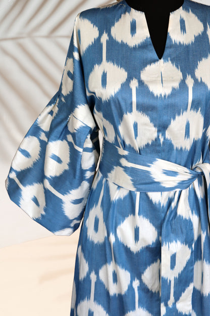 Cotton Ikat Dress 006