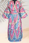 Cotton Ikat Dress 008