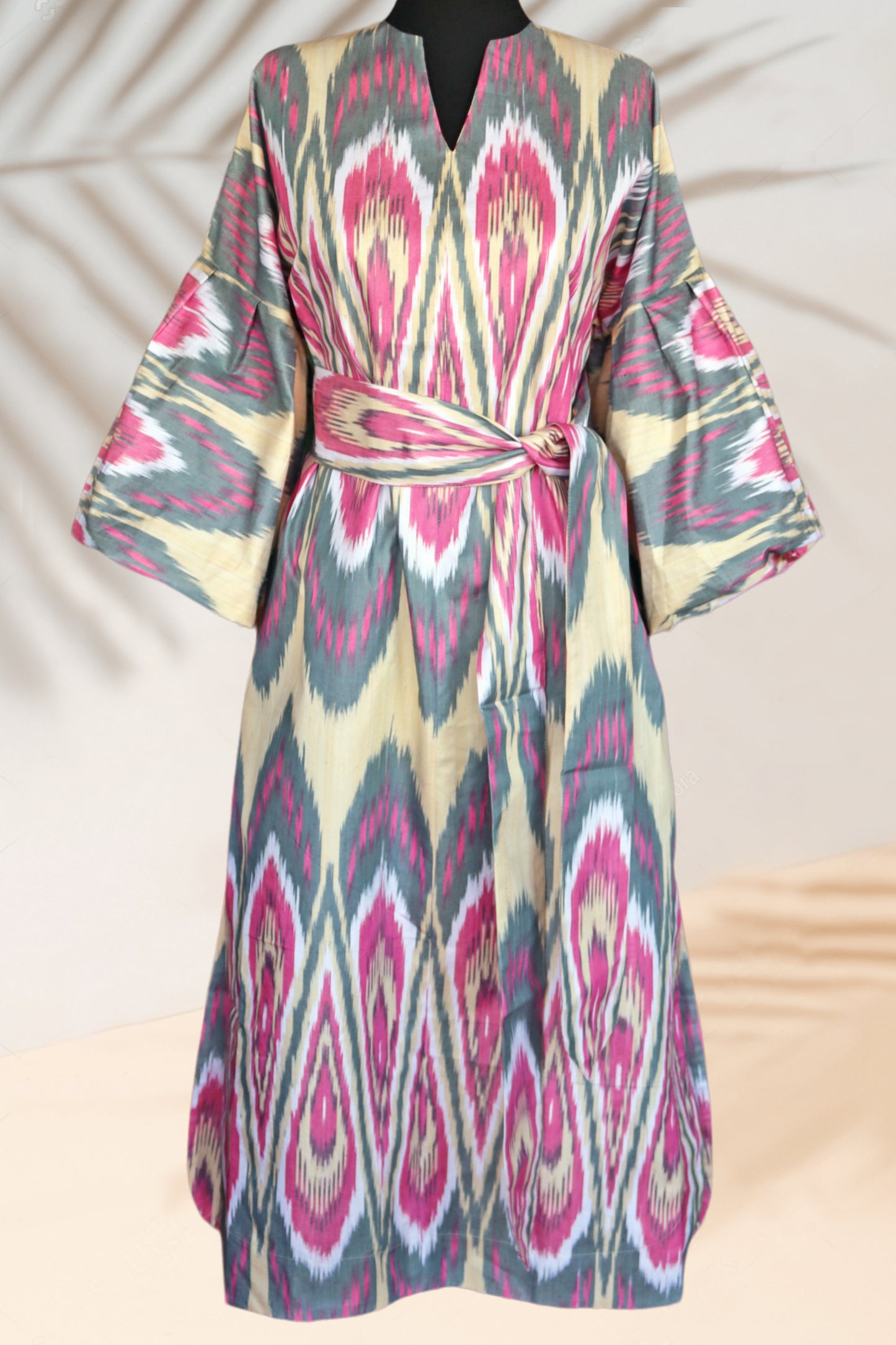 Cotton Ikat Dress 010