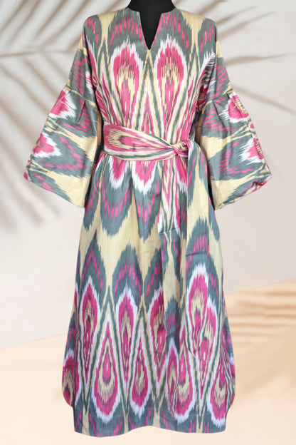 Cotton Ikat Dress 010