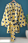 Cotton Ikat Yellow Jacket