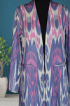 handwoven organic linen ikat caftan 007