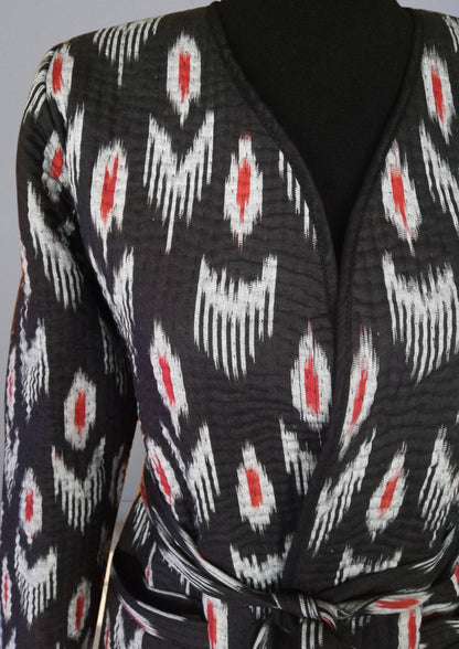 handmade ikat caftan ic 007