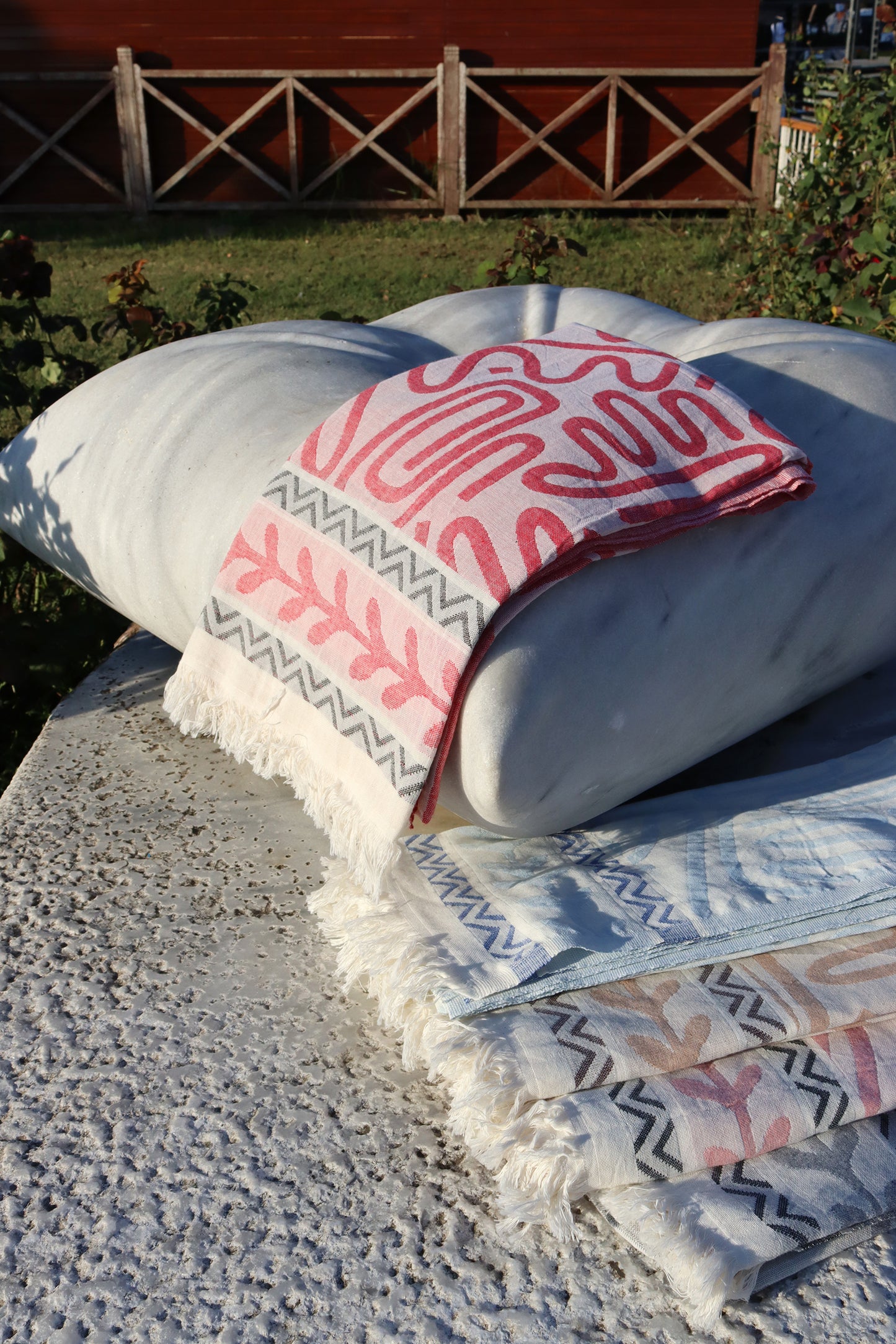 turkish pashtemal 3set (towel) red