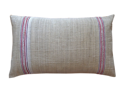 vintage linen cushion 35x55cm