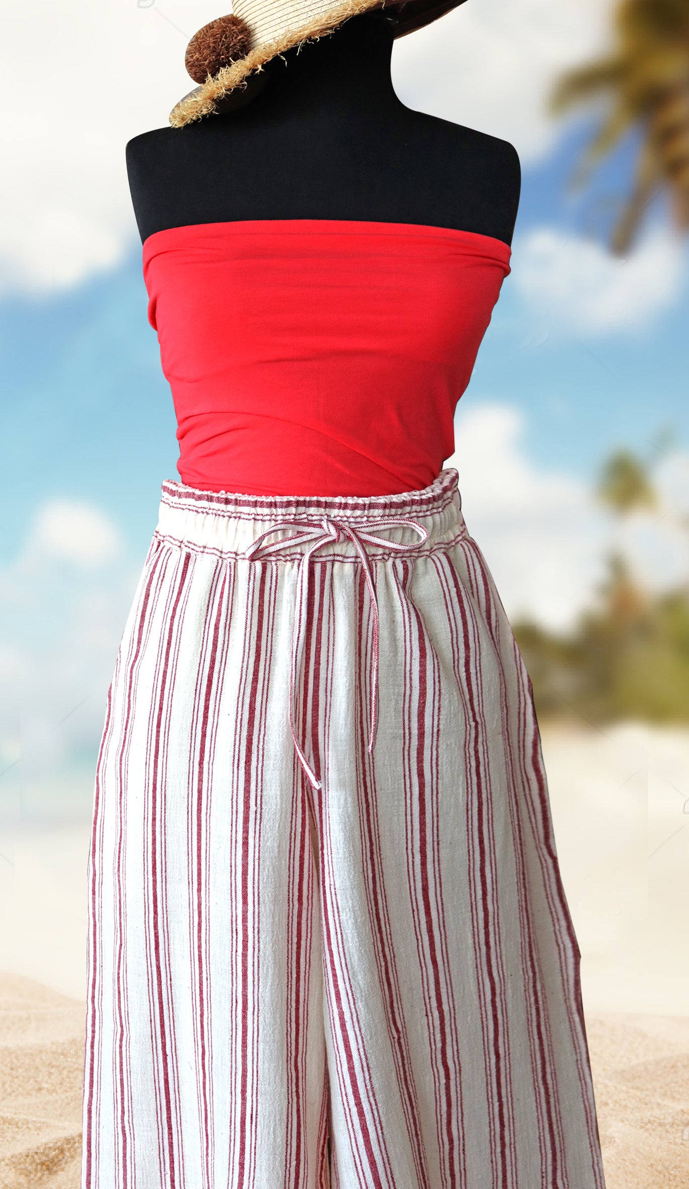 handwoven linen pants