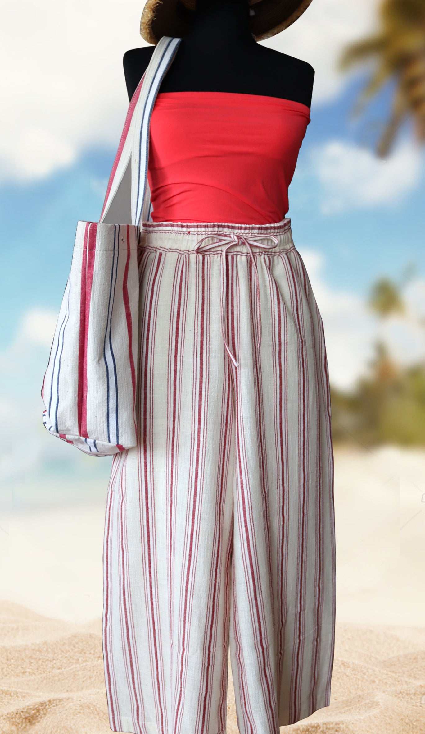 handwoven linen pants