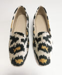 silk velvet ikat loafer 026