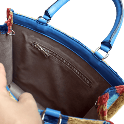 Medium Tote Bag with Leather Handle  107