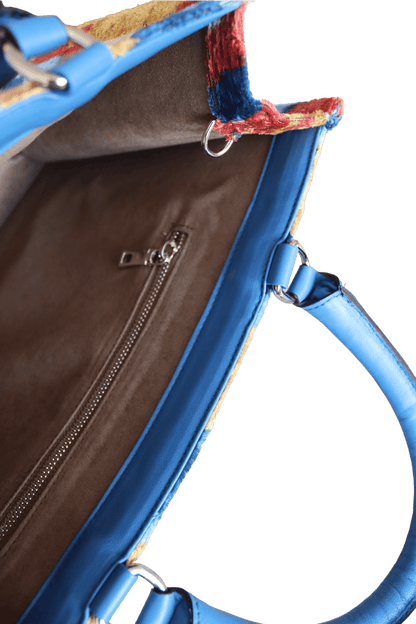 Medium Tote Bag with Leather Handle  107