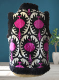 Silk Velvet Ikat Vest