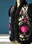 Silk Velvet Ikat Vest