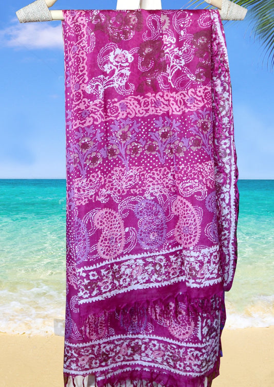 handprinted silk scarf 002